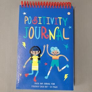 Positivity Journal Book Children & Teens Express Emotions Hardcover Spiralbound